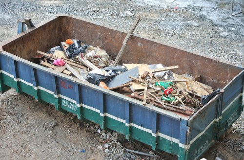 Tools used for garden clearance in Brockley